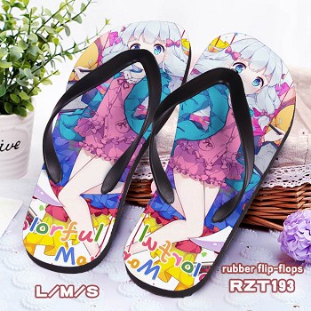 Eromanga-sensei rubber flip-flops shoes slippers a pair