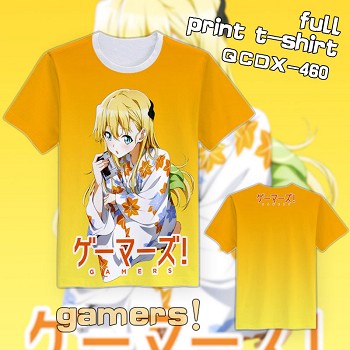GAMERS anime short sleeve full print t-shirt