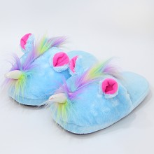 11inches My Little Pony anime plush shoes slippers a pair