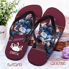 Overwatch Zarta rubber flip-flops shoes slippers a pair