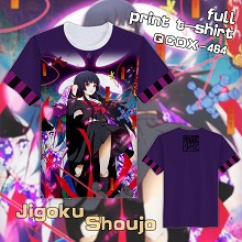 Hell girl anime short sleeve full print t-shirt