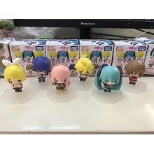 Hatsune Miku anime figures set(6pcs a set)