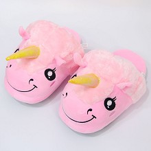 My Little Pony unicorn anime plush shoes slippers a pair