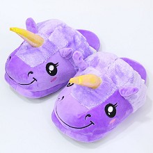 My Little Pony unicorn anime plush shoes slippers a pair
