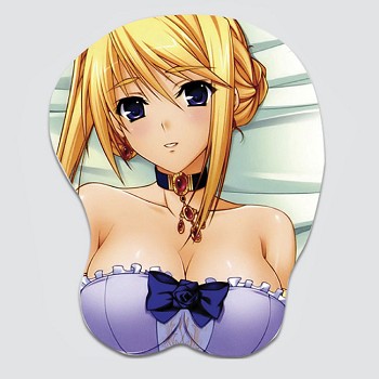 Fate 3D anime silicone mouse pad