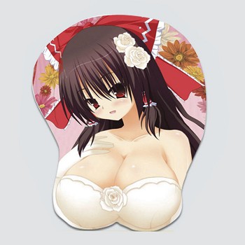 Touhou project 3D anime silicone mouse pad