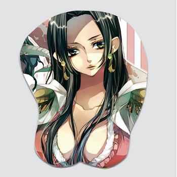 One Piece Hancock 3D anime silicone mouse pad