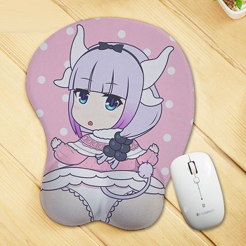 Kobayashi-san Chi no Maid Dragon 3D anime silicone mouse pad