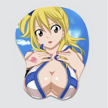 Fairy Tail Lucy 3D anime silicone mouse pad