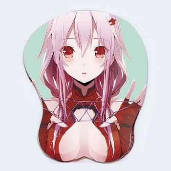 Guilty Crown 3D anime silicone mouse pad
