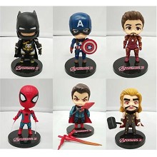 The Avengers figures set(6pcs a set)