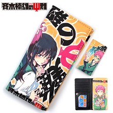 Saiki Kusunokio's disaster anime long wallet