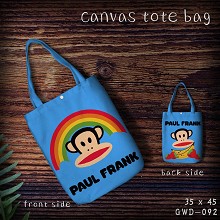 Paul Frank anime canvas tote bag shopping bag