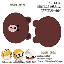 Bear Brown custom shaped pillow