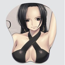 One Piece Hancock 3D anime silicone mouse pad
