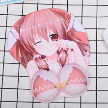 Touhou project 3D anime silicone mouse pad