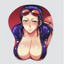 One Piece Robin 3D anime silicone mouse pad