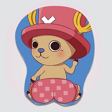 One Piece Chopper 3D anime silicone mouse pad