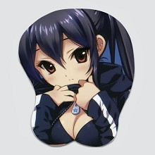 Black rock Shooter 3D anime silicone mouse pad