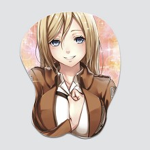 Attack on Titan 3D anime silicone mouse pad