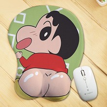 Crayon Shin-chan 3D anime silicone mouse pad