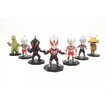 Ultraman anime figures set(7pcs a set)