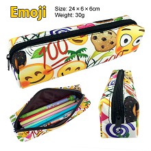 EMOJI canvas pen bag pencil case