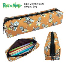 Rick and Morty canvas pen bag pencil case