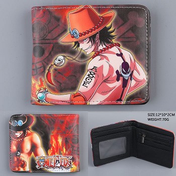 One Piece ACE anime wallet