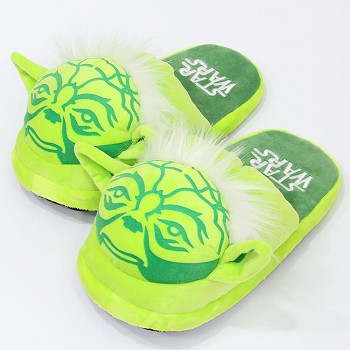 Star wars plush shoes slippers a pair