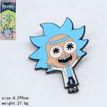 Rick and Morty brooch pin