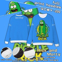 Rick and Morty full print hoodies