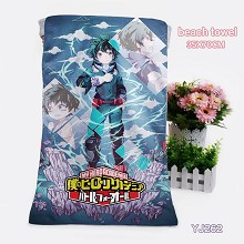 My Hero Academia anime towel