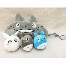 8inches Totoro anime plush pen bag