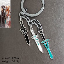 Sword Art Online anime key chain