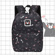 Kumamon anime polyester backpack bag