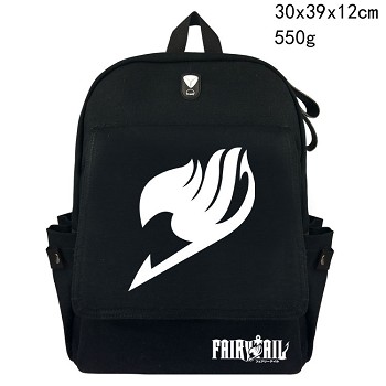 Fairy Tail anime canvas backpack bag
