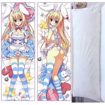 Alice in Wonderland anime two-sided long pillow