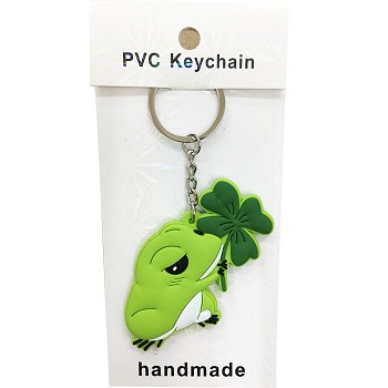 Travel Frogwas two-sided key chain