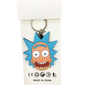 Rick and Morty two-sided key chain