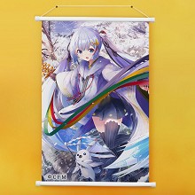 Hatsune Miku anime wall scroll
