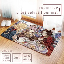 Card Captor Sakura anime short velvet floor mat gr...
