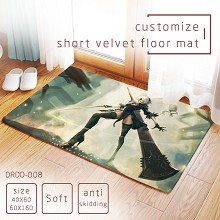 NieR:Automata anime short velvet floor mat ground ...