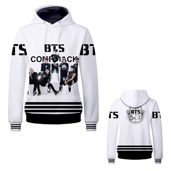 BTS hoodie cloth
