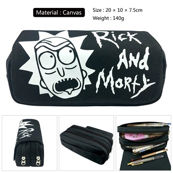 Rick and Morty canvas pen bag pencil bag