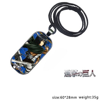 Attack on Titan Mikasa anime necklace