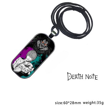 Death Note anime necklace