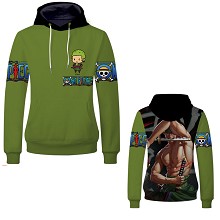 One Piece Zoro anime hoodie cloth