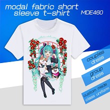 Hatsune Miku anime model short sleeve t-shirt