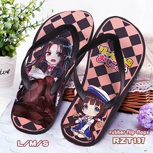 The Ryuo's Work is Never Done rubber flip-flops shoes slippers a pair